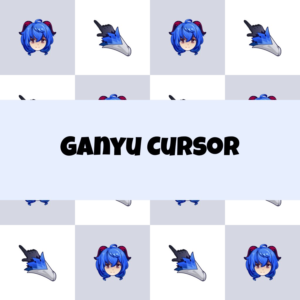 Preview Ganyu cursor custom cursor pack